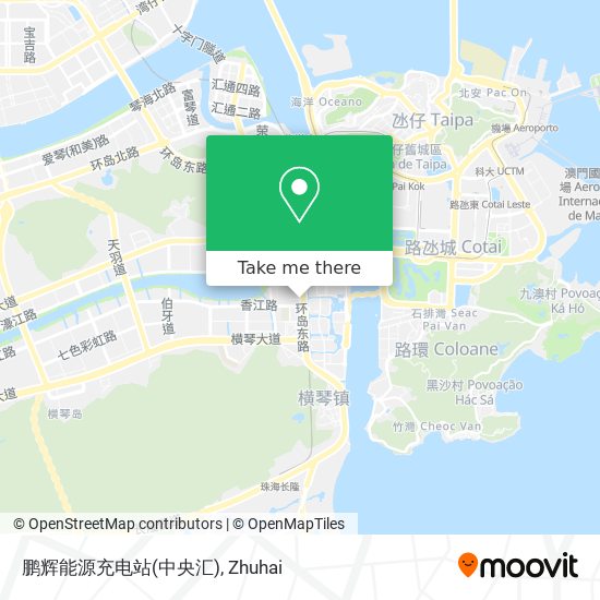 鹏辉能源充电站(中央汇) map
