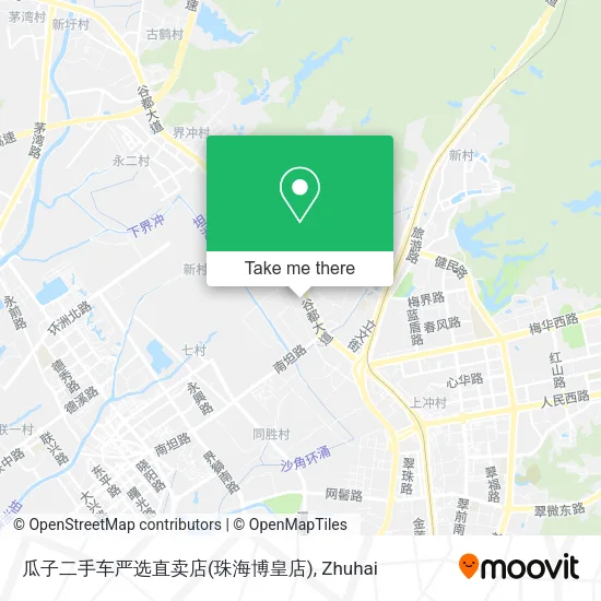 瓜子二手车严选直卖店(珠海博皇店) map