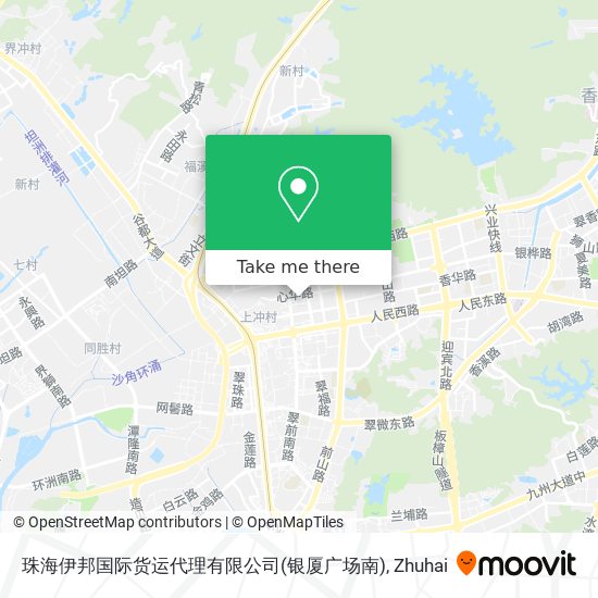 珠海伊邦国际货运代理有限公司(银厦广场南) map