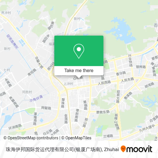 珠海伊邦国际货运代理有限公司(银厦广场南) map