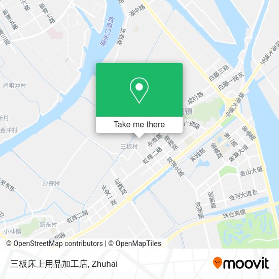 三板床上用品加工店 map