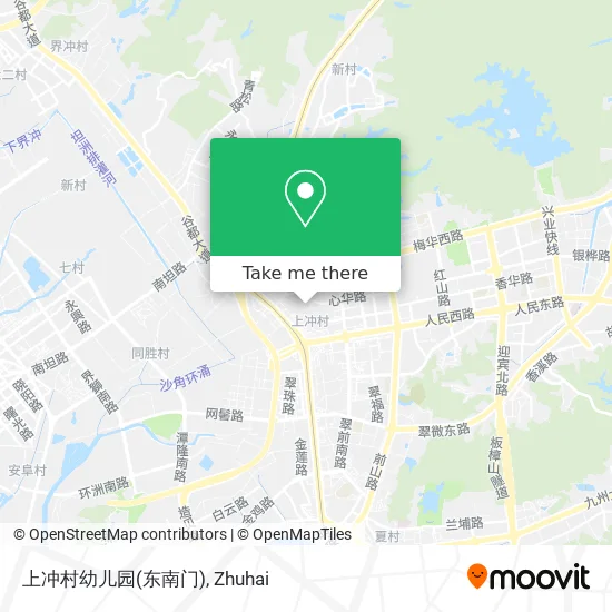 上冲村幼儿园(东南门) map