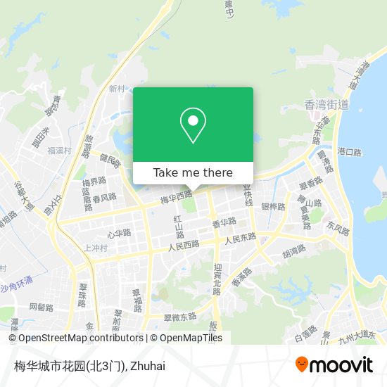 梅华城市花园(北3门) map