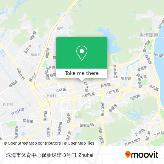 珠海市体育中心保龄球馆-3号门 map