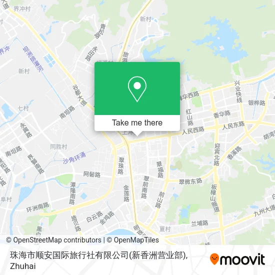 珠海市顺安国际旅行社有限公司(新香洲营业部) map