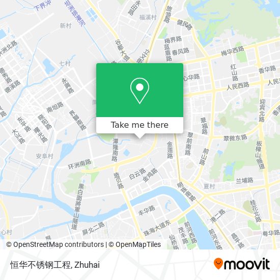 恒华不锈钢工程 map
