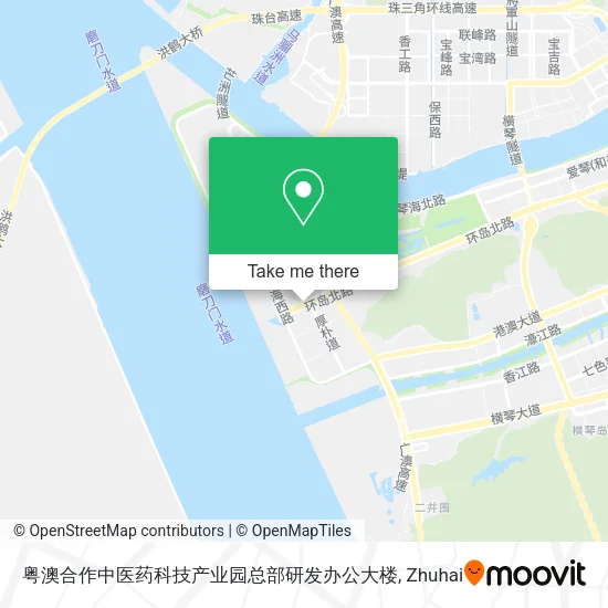 粤澳合作中医药科技产业园总部研发办公大楼 map