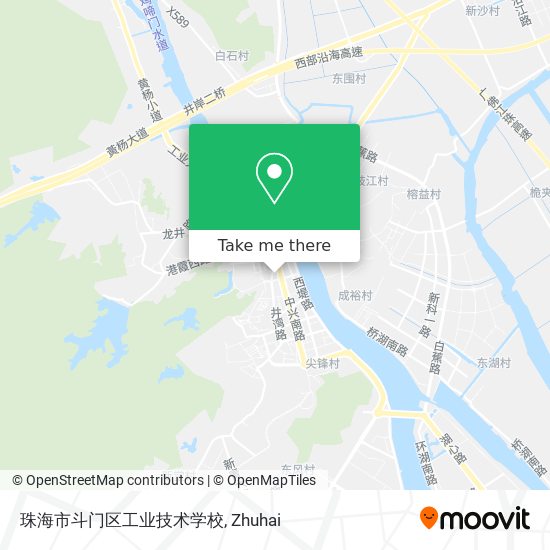 珠海市斗门区工业技术学校 map