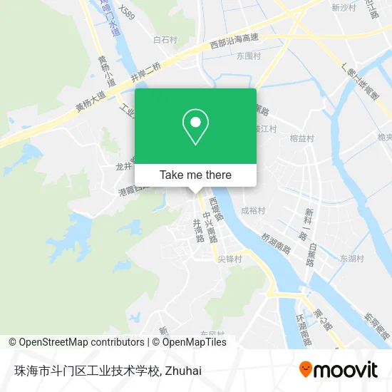 珠海市斗门区工业技术学校 map
