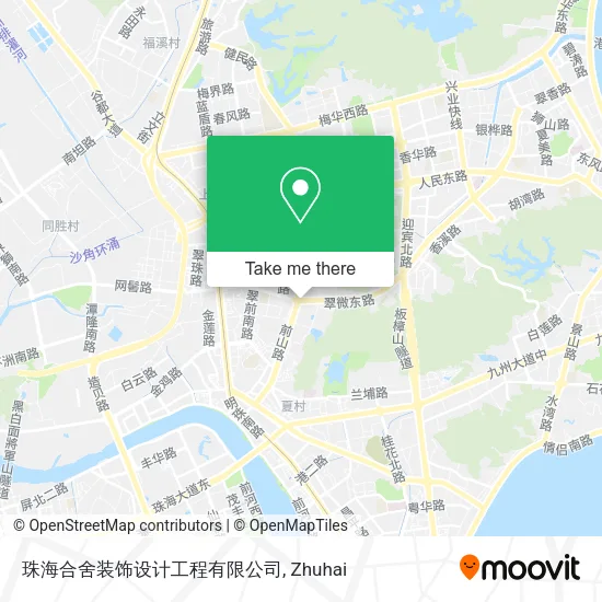 珠海合舍装饰设计工程有限公司 map