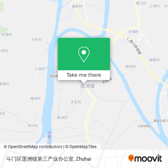 斗门区莲洲镇第三产业办公室 map