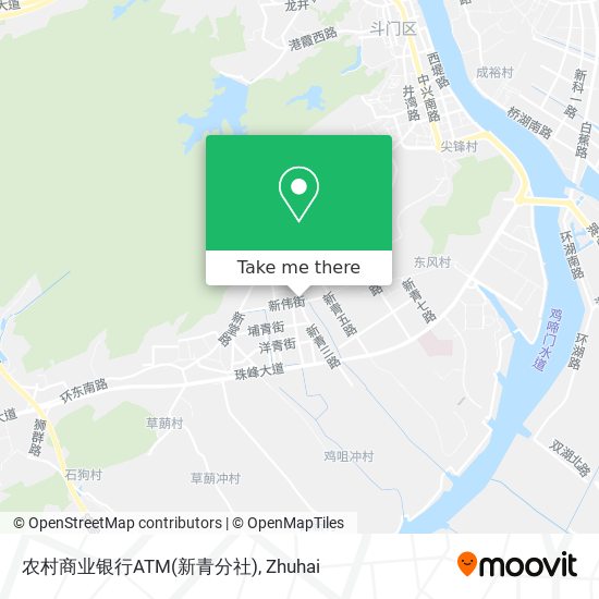 农村商业银行ATM(新青分社) map