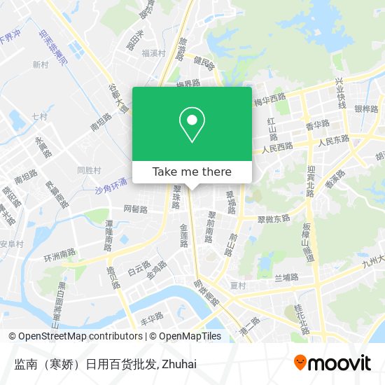 监南（寒娇）日用百货批发 map