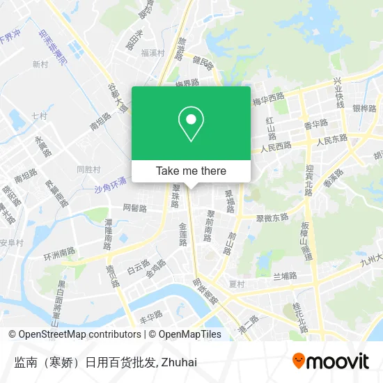 监南（寒娇）日用百货批发 map