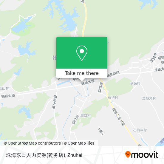 珠海东日人力资源(乾务店) map