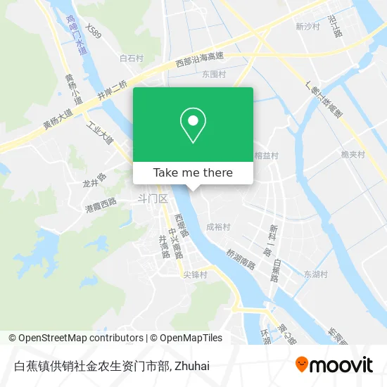 白蕉镇供销社金农生资门市部 map