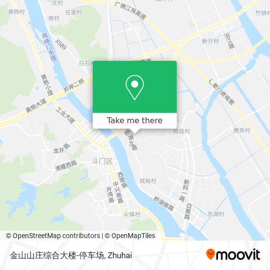 金山山庄综合大楼-停车场 map