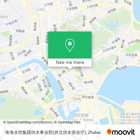 珠海水控集团供水事业部(拱北供水营业厅) map