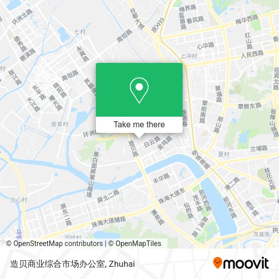 造贝商业综合市场办公室 map