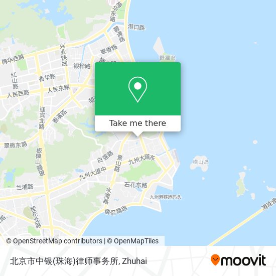 北京市中银(珠海)律师事务所 map