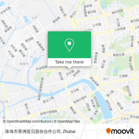 珠海市香洲造贝股份合作公司 map