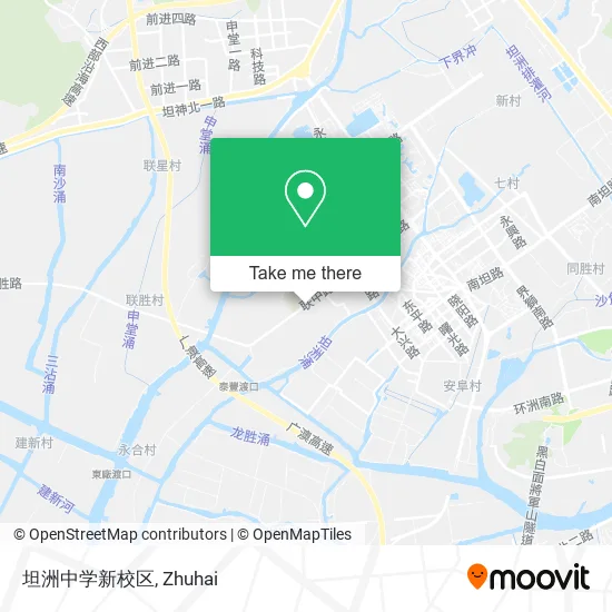 坦洲中学新校区 map