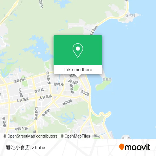 通吃小食店 map