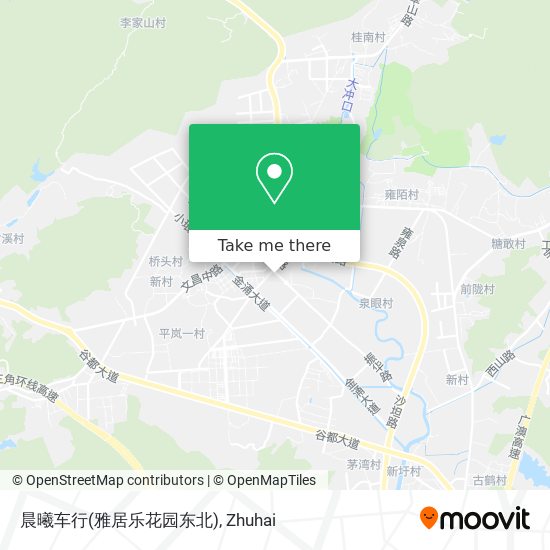 晨曦车行(雅居乐花园东北) map