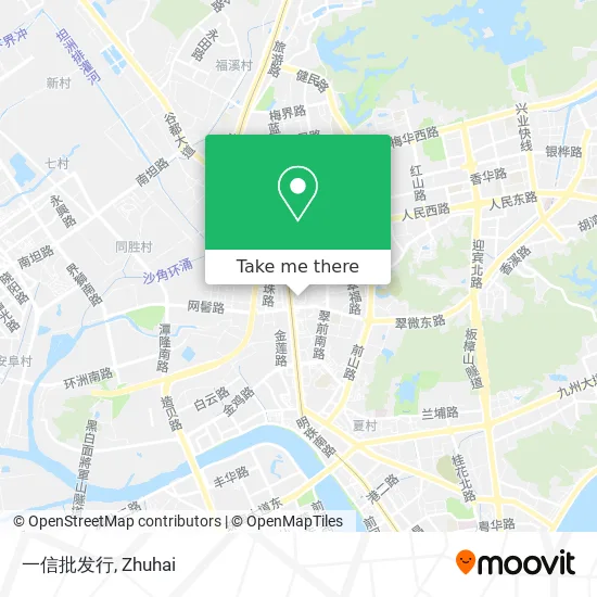 一信批发行 map