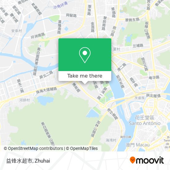 益锋水超市 map