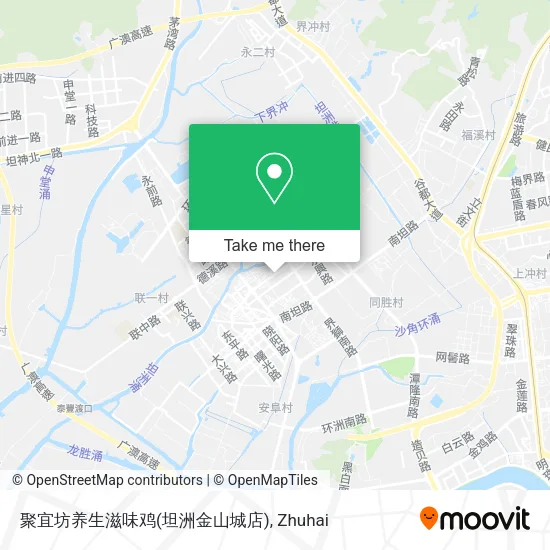 聚宜坊养生滋味鸡(坦洲金山城店) map