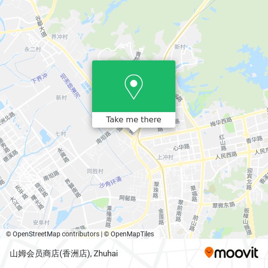 山姆会员商店(香洲店) map