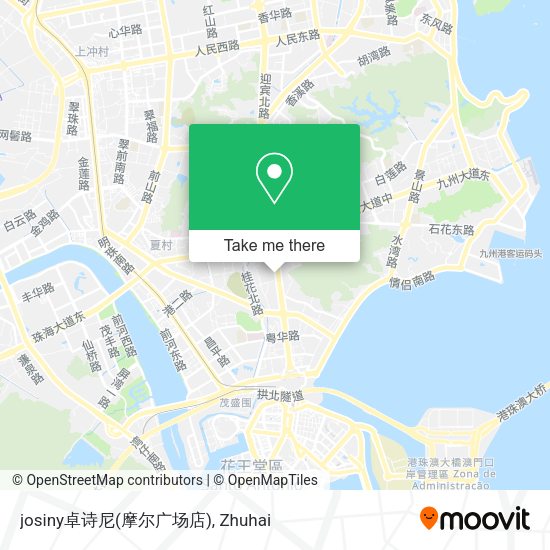 josiny卓诗尼(摩尔广场店) map
