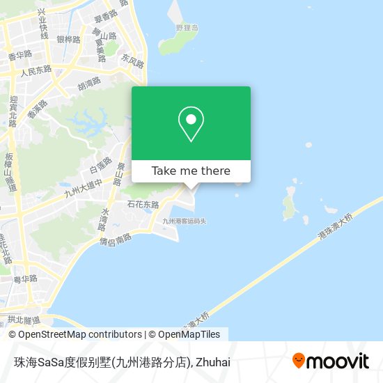 珠海SaSa度假别墅(九州港路分店) map