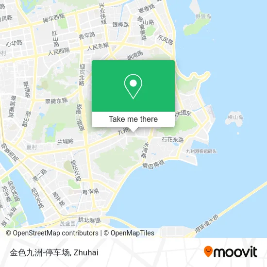 金色九洲-停车场 map