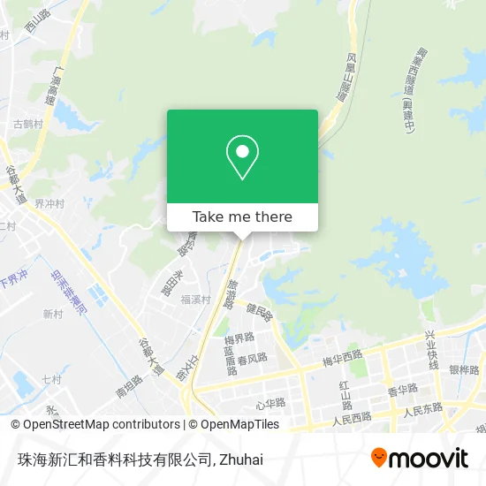 珠海新汇和香料科技有限公司 map