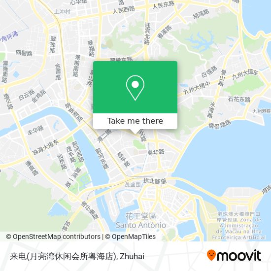 来电(月亮湾休闲会所粤海店) map