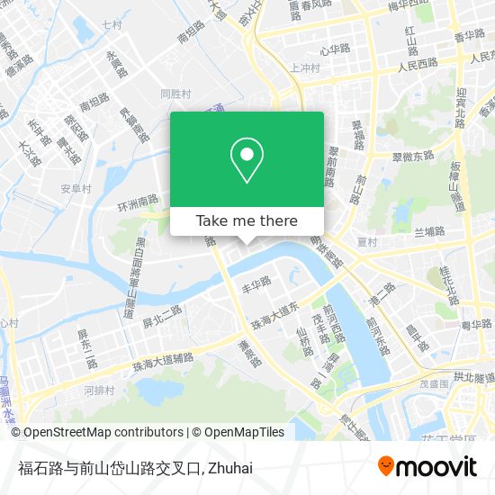 福石路与前山岱山路交叉口 map