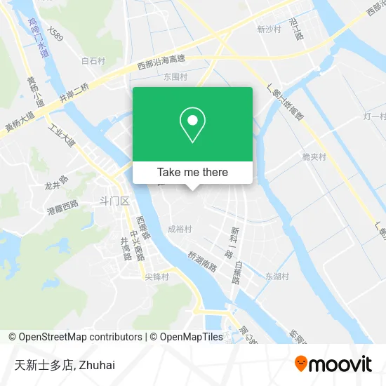 天新士多店 map