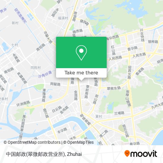 中国邮政(翠微邮政营业所) map