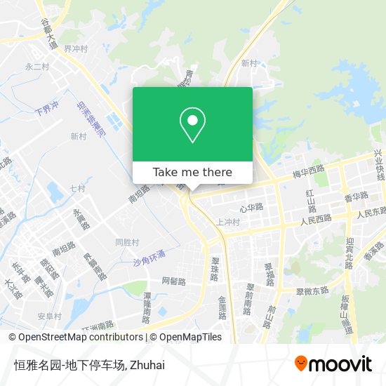 恒雅名园-地下停车场 map