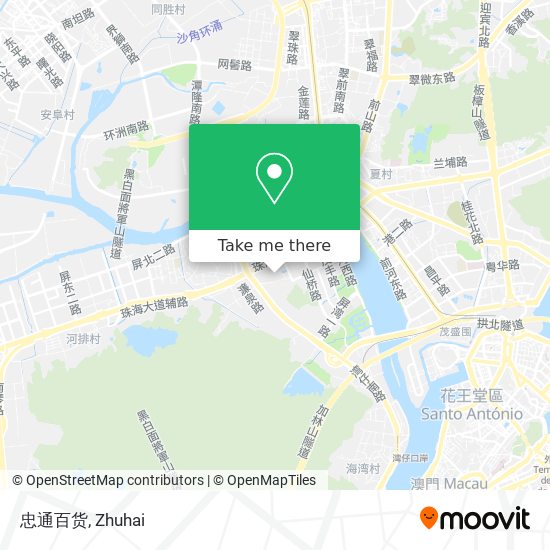 忠通百货 map