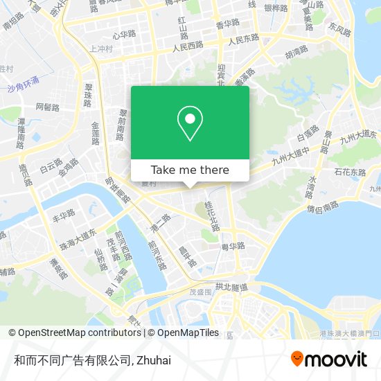 和而不同广告有限公司 map