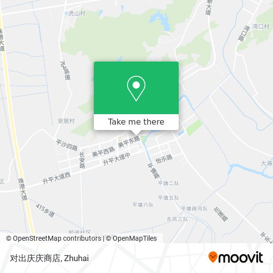 对出庆庆商店 map