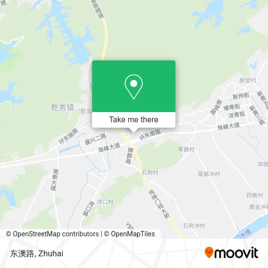 东澳路 map