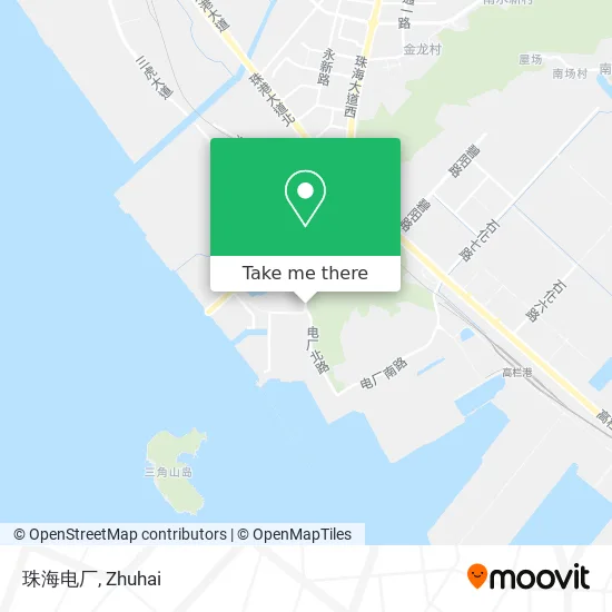 珠海电厂 map