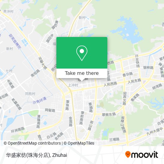 华盛家纺(珠海分店) map