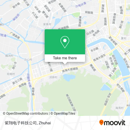 紫翔电子科技公司 map