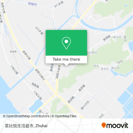 星比悦生活超市 map