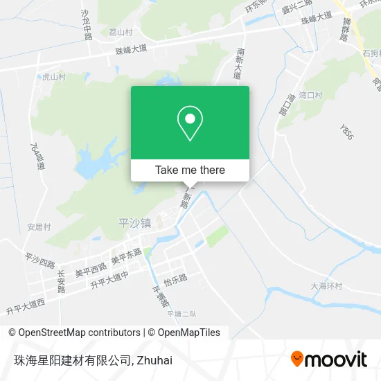 珠海星阳建材有限公司 map